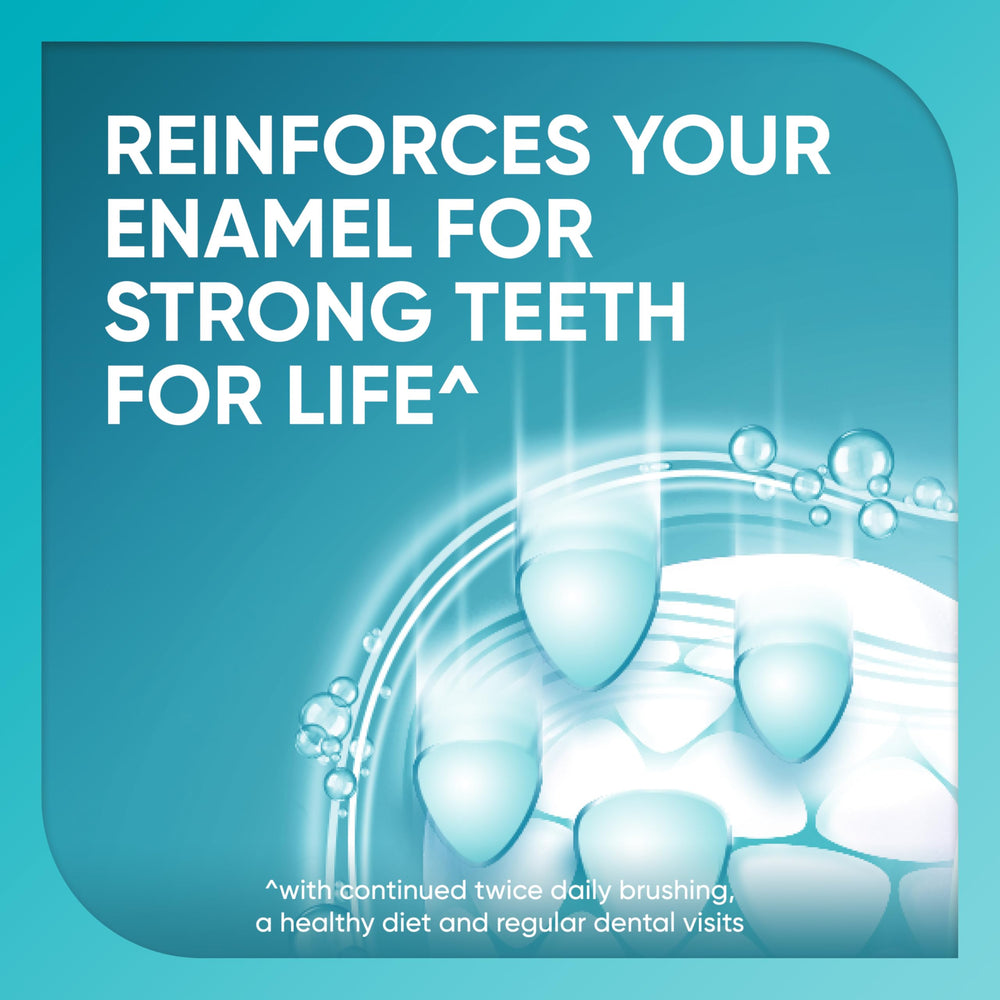 SENSODYNE PRONAMEL three tubes stacked to show value pack convenience