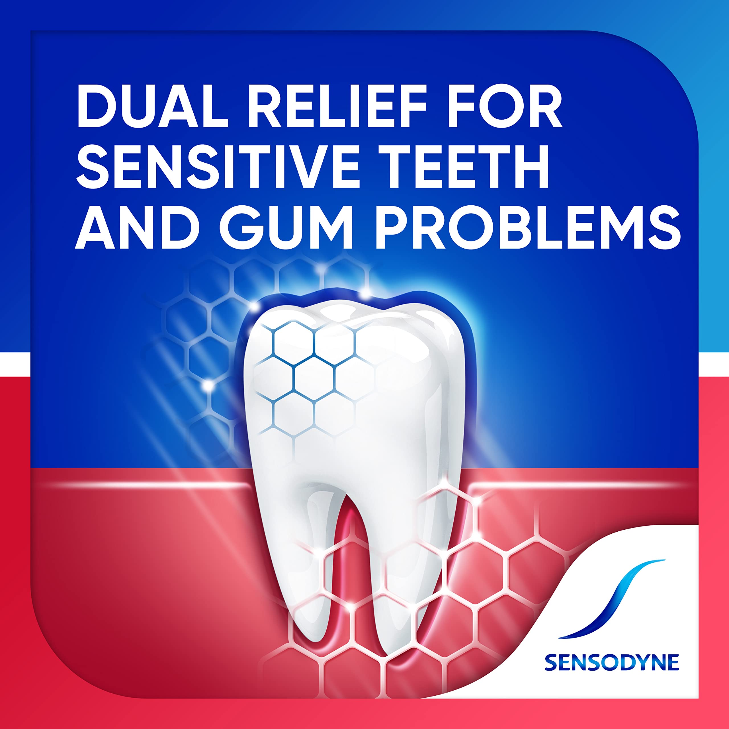 Sensodyne tube next to ruler showing 3.4 ounce size clarity