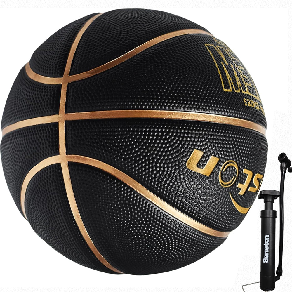 Senston front view showing full-size ball and bold colors for visibility