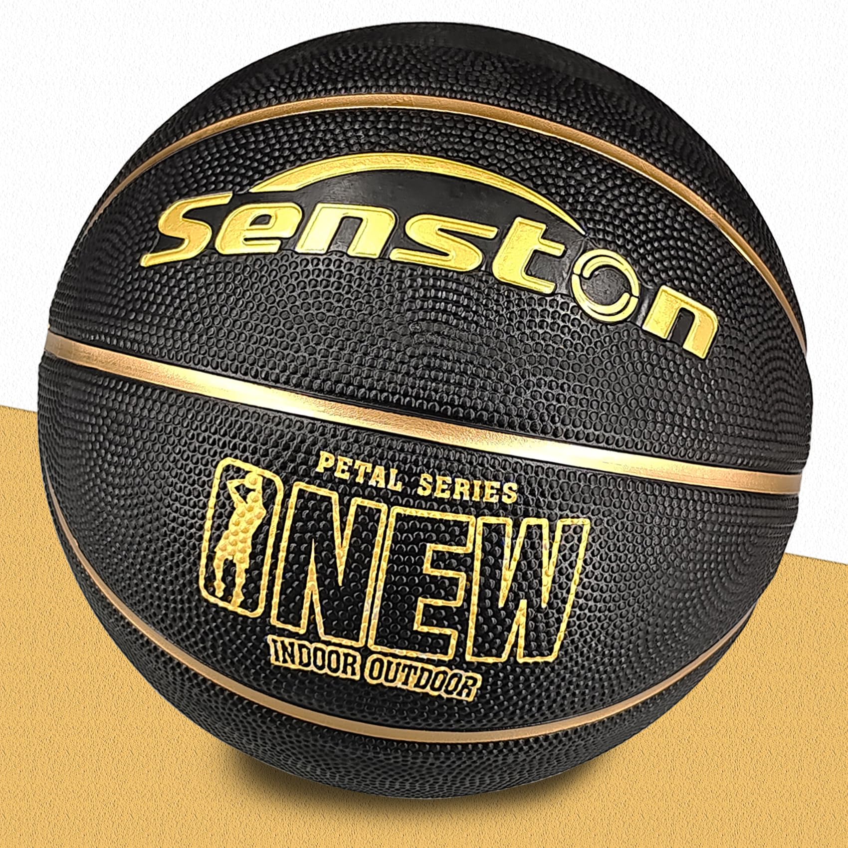 Senston side panel with logo and seams for consistent finger placement