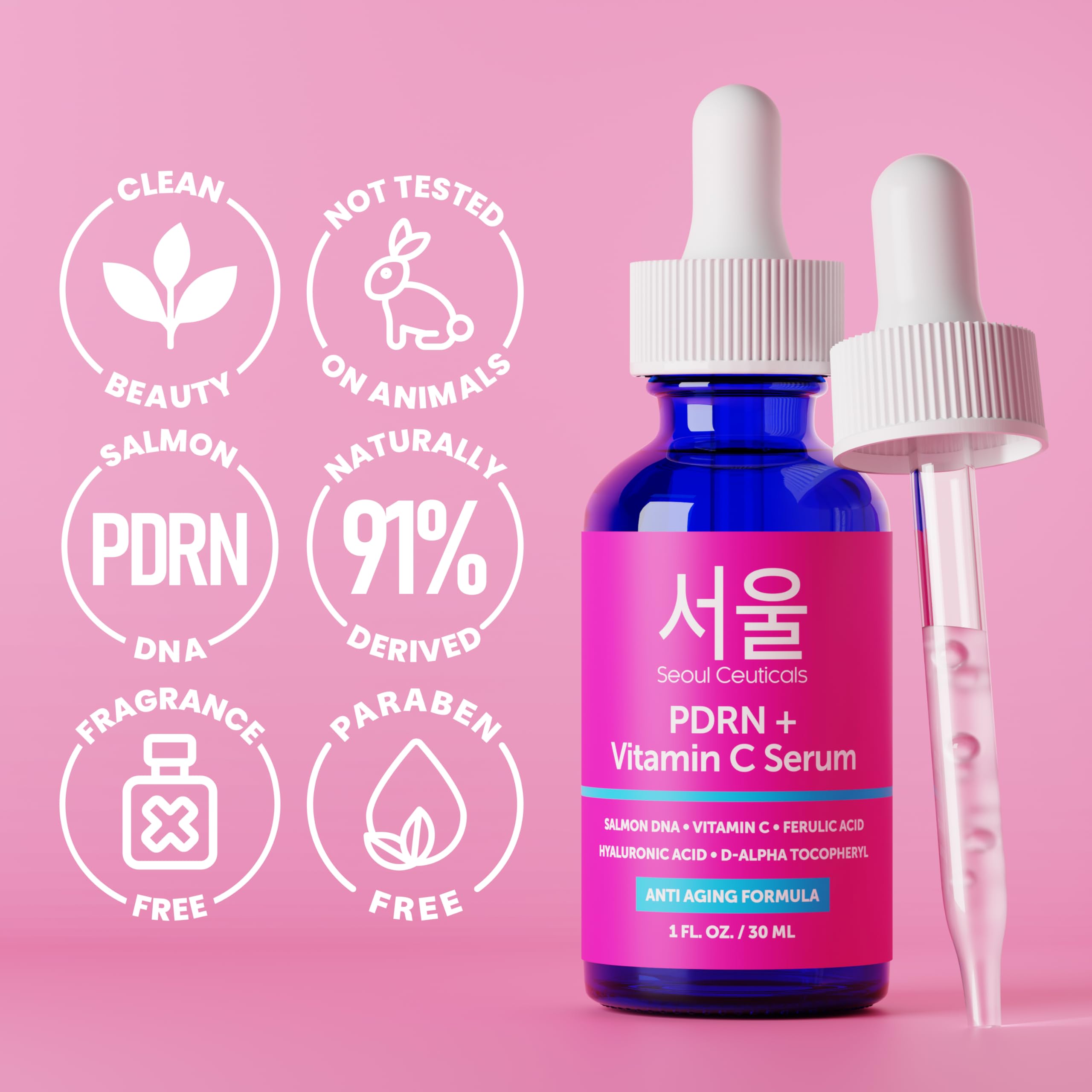 SeoulCeuticals applied in morning routine to boost radiance before SPF