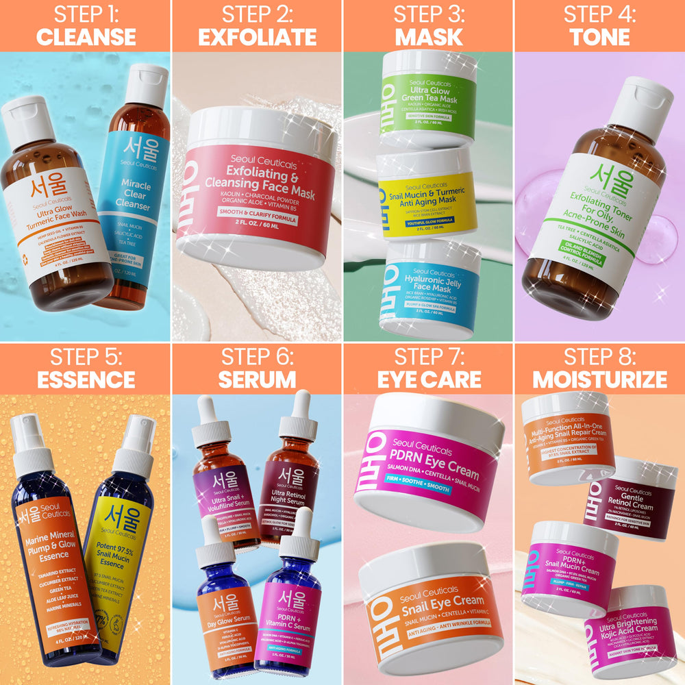 SeoulCeuticals on bathroom shelf in lifestyle setting for daily ritual