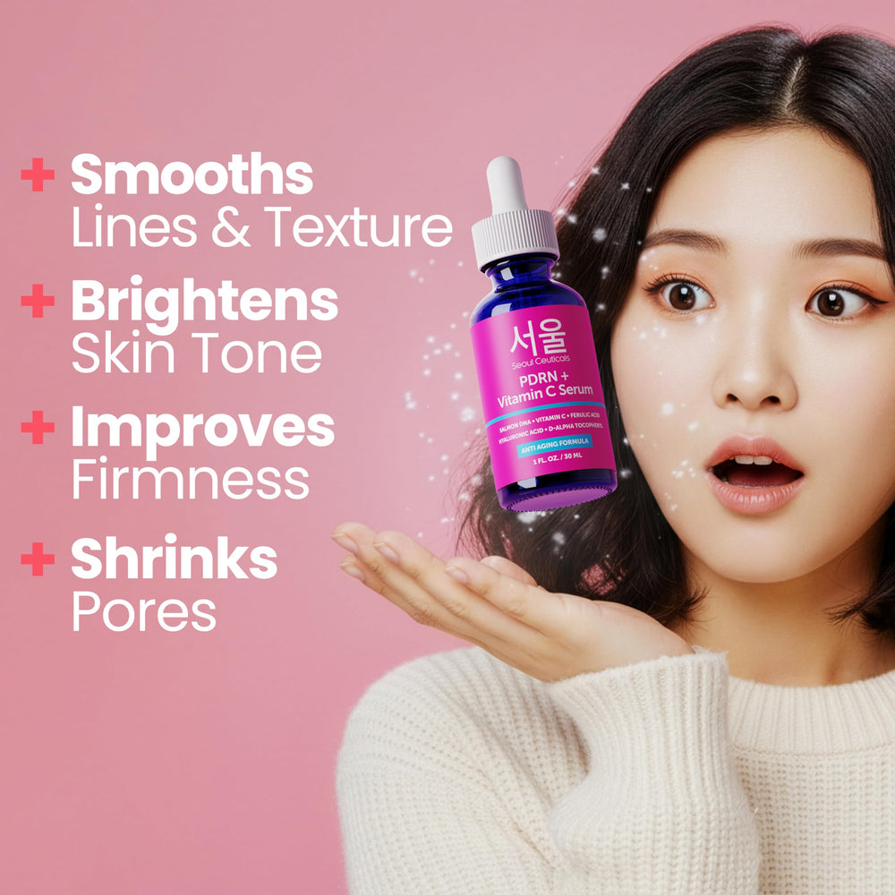 SeoulCeuticals bottle in hand showing scale and convenient daily use