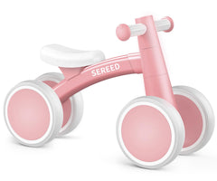 SEREED front view showing balanced toddler-ready frame and easy entry
