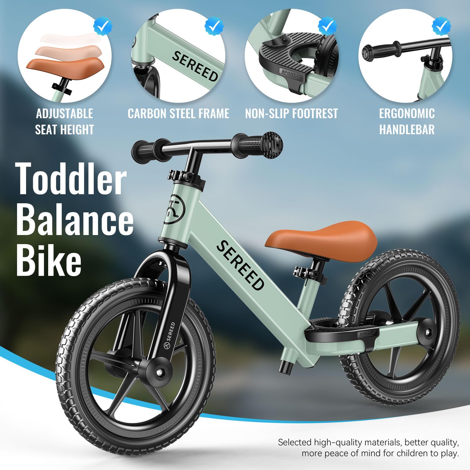SEREED stickers and personalization plate encouraging creative child customization