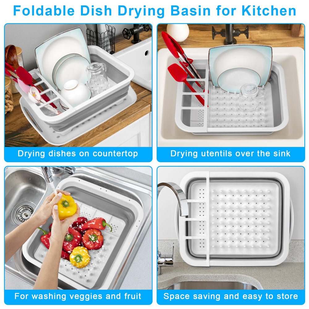 Seropy drainboard directing water into sink to keep counters dry and clean