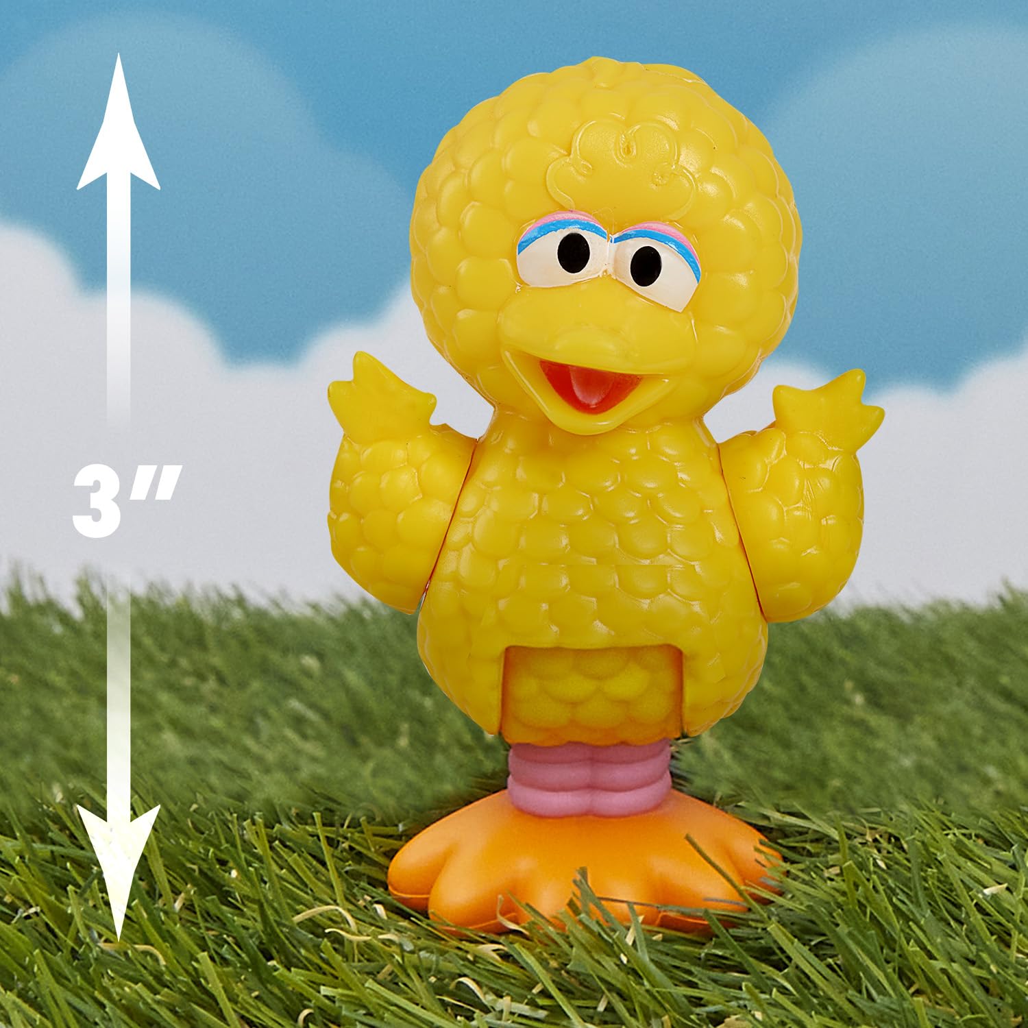 Sesame Street Cookie Monster texture close-up highlighting molded fur and durable finish
