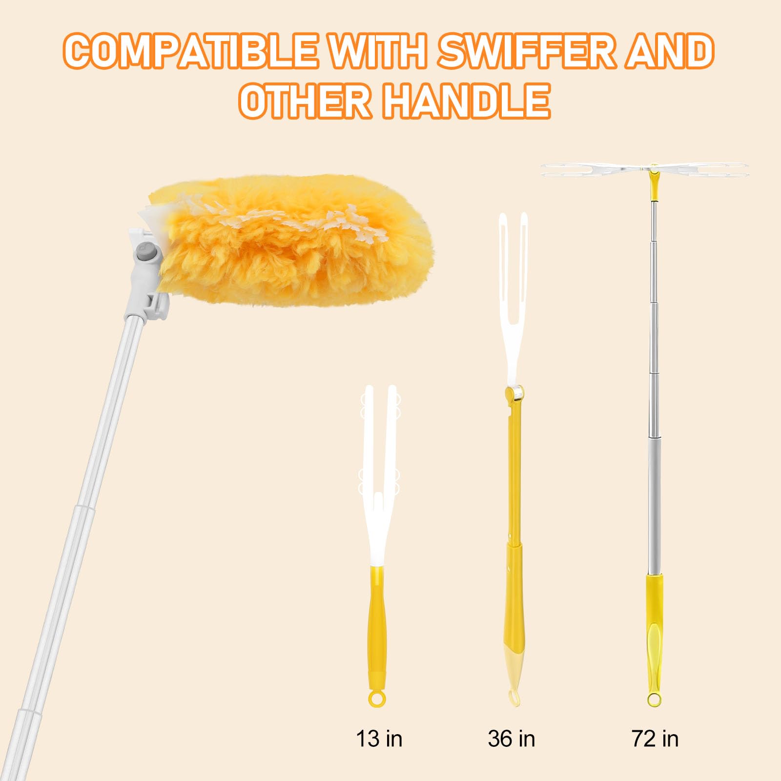 SetSail lifestyle cleaning ceiling fan showing safer ladder-free dusting