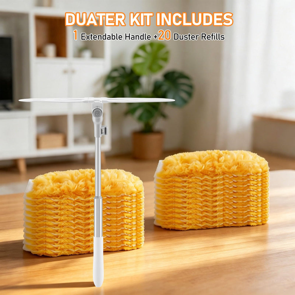 SetSail microfiber refills stack showing electrostatic texture that traps dust