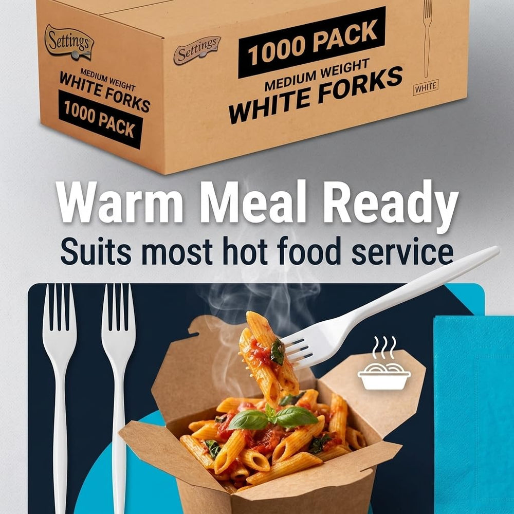Settings stacked forks beside ruler showing accurate size and scale