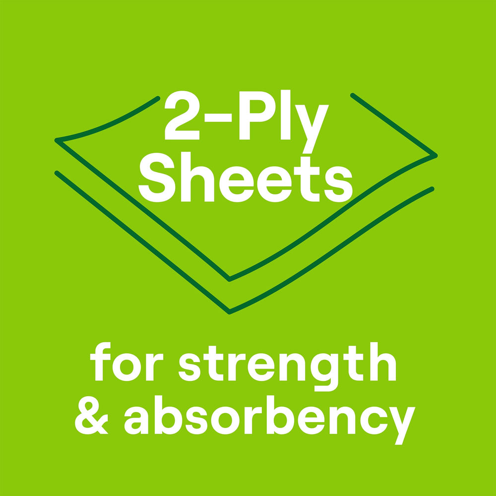 Seventh Generation cleaning a kitchen spill to show quick absorbency benefit