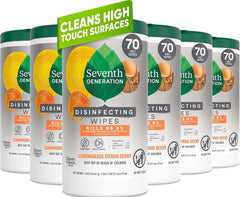 Seventh Generation front packaging showing lemongrass citrus scent and count benefit