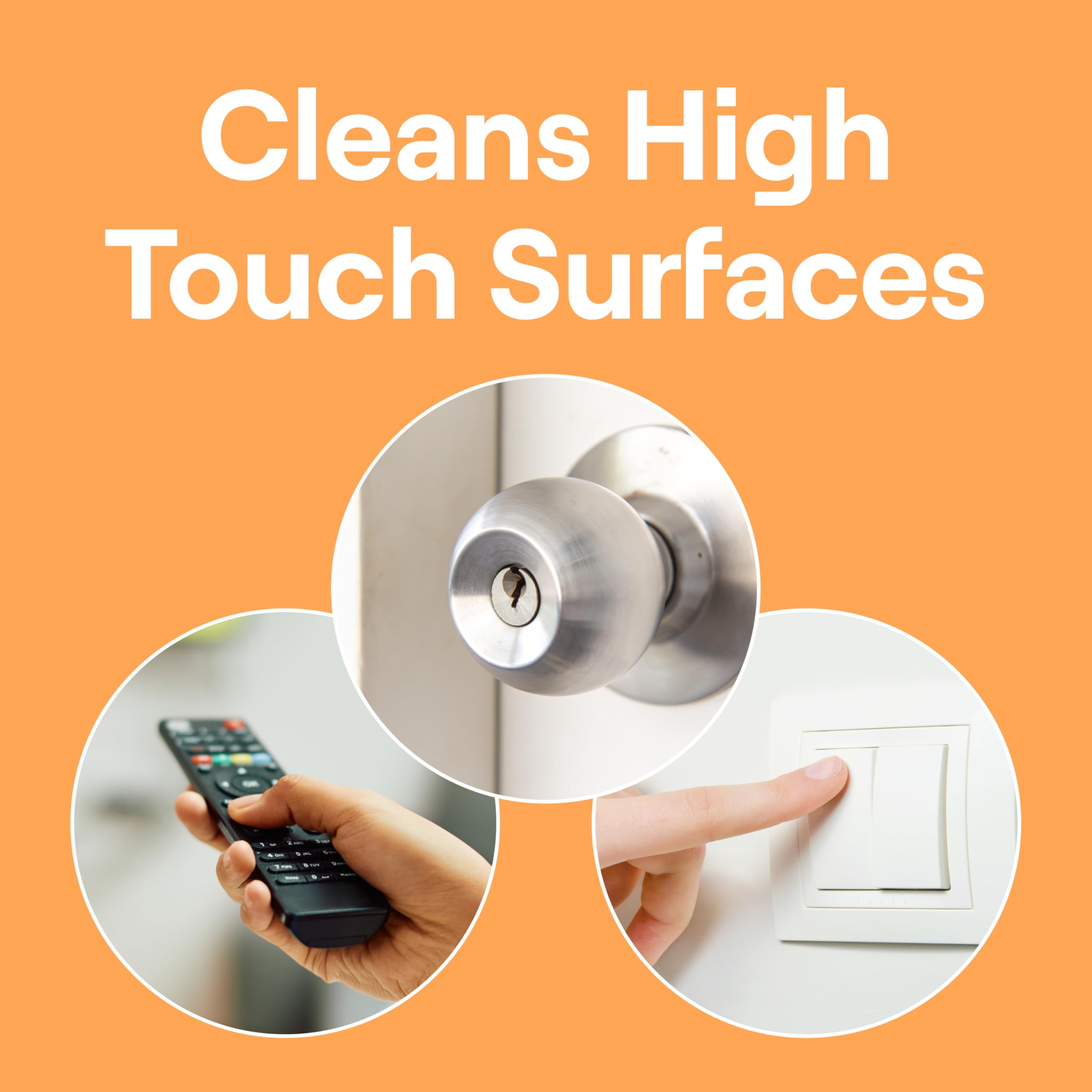 Seventh Generation wipe near child's toy indicating safe surface disinfecting
