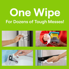 Seventh Generation wipe cleaning countertop leaving streak-free surface benefit