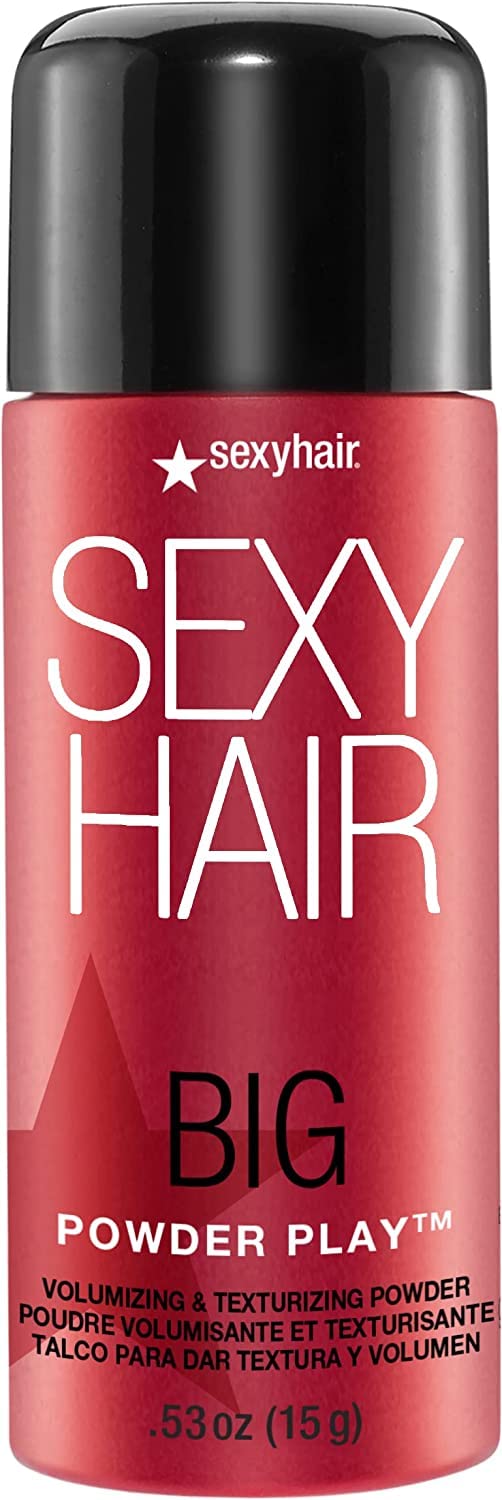 SexyHair Big Powder Play front packaging showing compact travel-ready sizing and benefits
