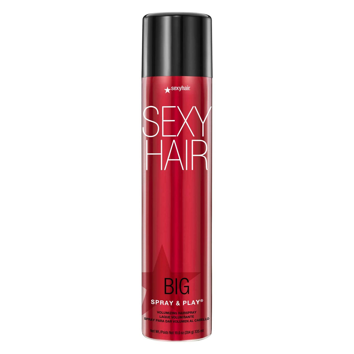 SexyHair front can view showing label and volumizing benefits