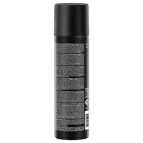 SexyHair aerosol nozzle close-up demonstrating even spray application