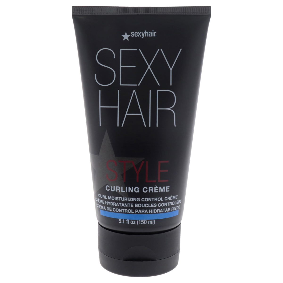 SexyHair front packaging showing 5.1 oz jar and product benefits