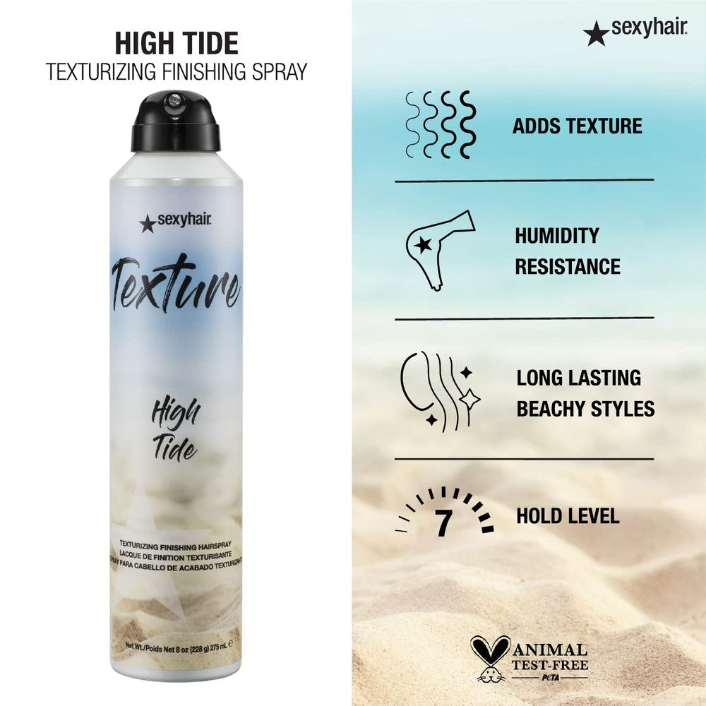 SexyHair High Tide close-up on hair texture delivering defined separation