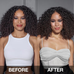 SexyHair on model with wavy hair displaying enhanced natural waves