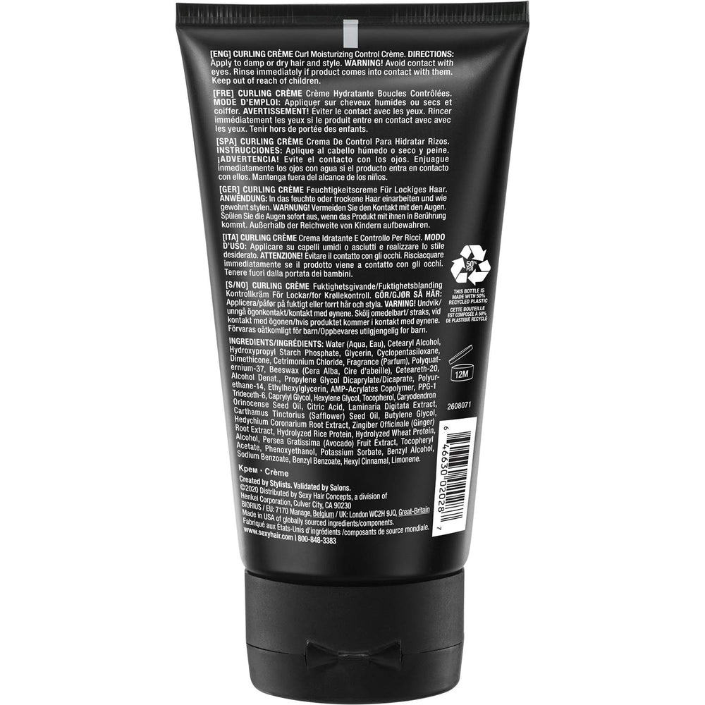 SexyHair pump and cap detail highlighting easy dispensing benefit