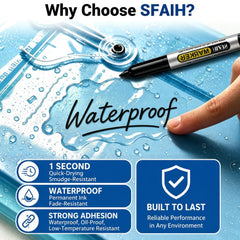 SFAIH cap detail highlighting airtight seal to prevent marker drying
