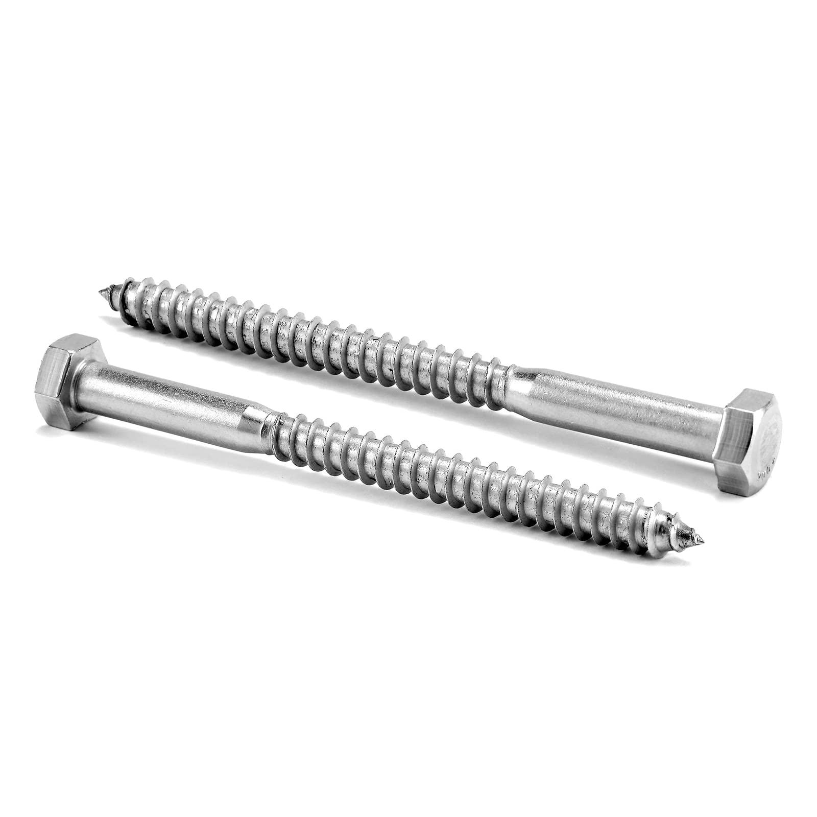 SG TZH hex head front view showing robust stainless head and clean finish