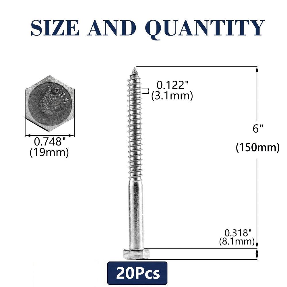 SG TZH close-up of 304 stainless steel threads showing rust resistance benefit