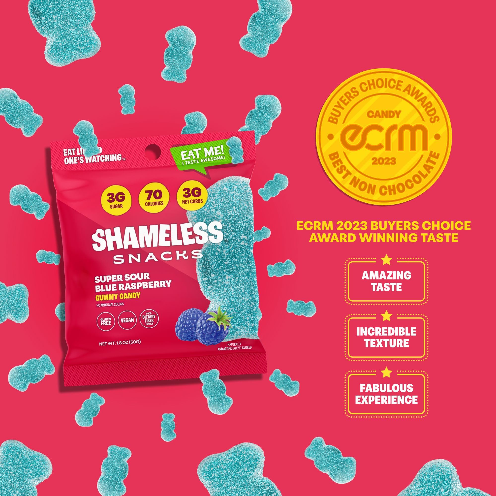 Shameless single bag placed in a kids lunchbox for easy packing