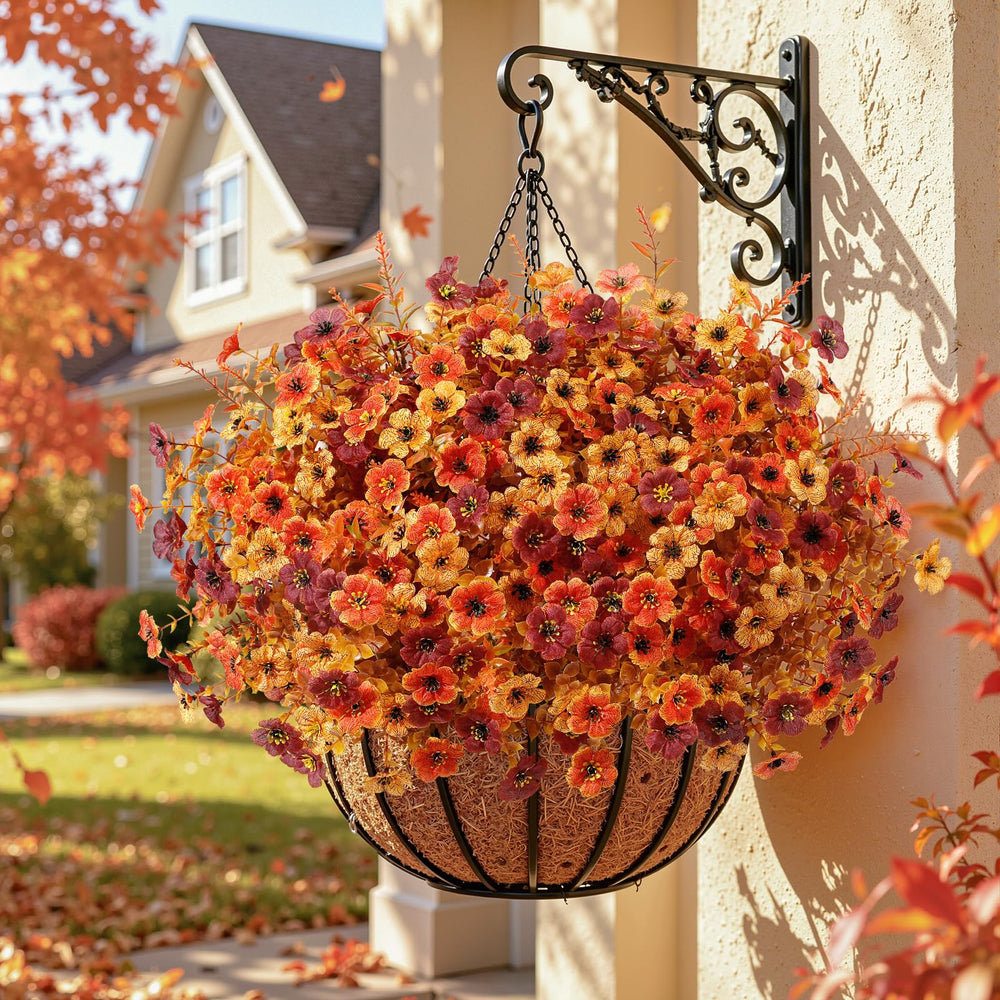 SHareconn window box outdoor decor showing UV-resistant blooms that resist fading