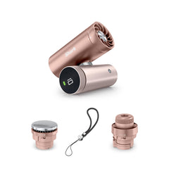 Shark ChillPill front view in rose gold showing compact design and controls