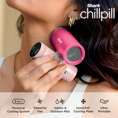 Shark ChillPill InstaChill plate close-up demonstrating rapid contact cooling