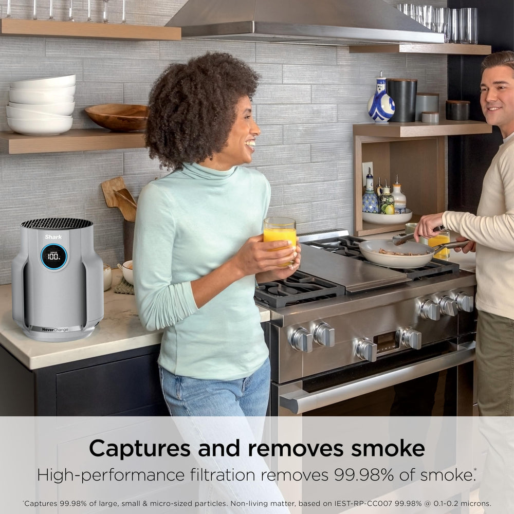 Shark compact pro display with CleanSense IQ for instant air quality feedback