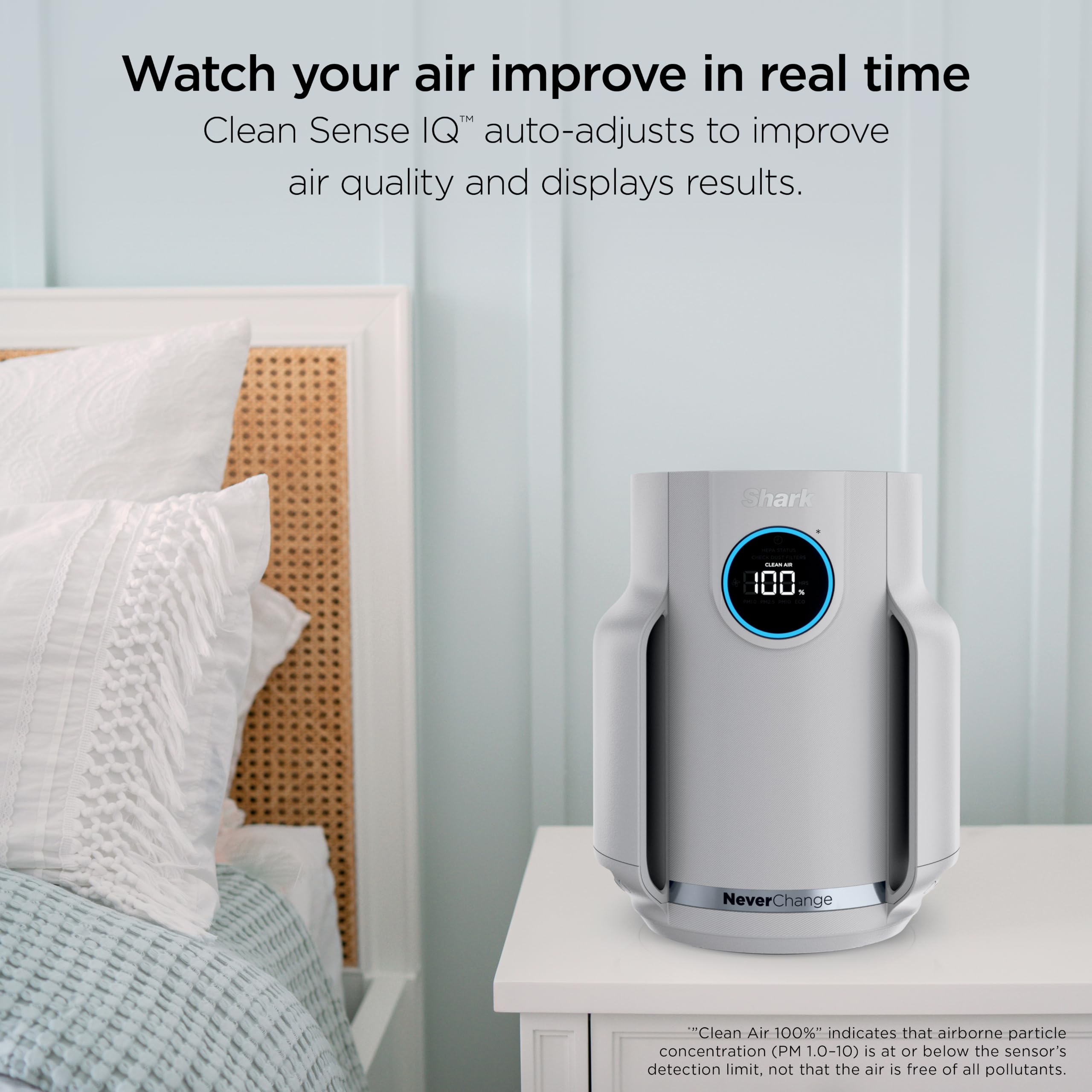 Shark compact pro side profile illustrating small footprint and space saving