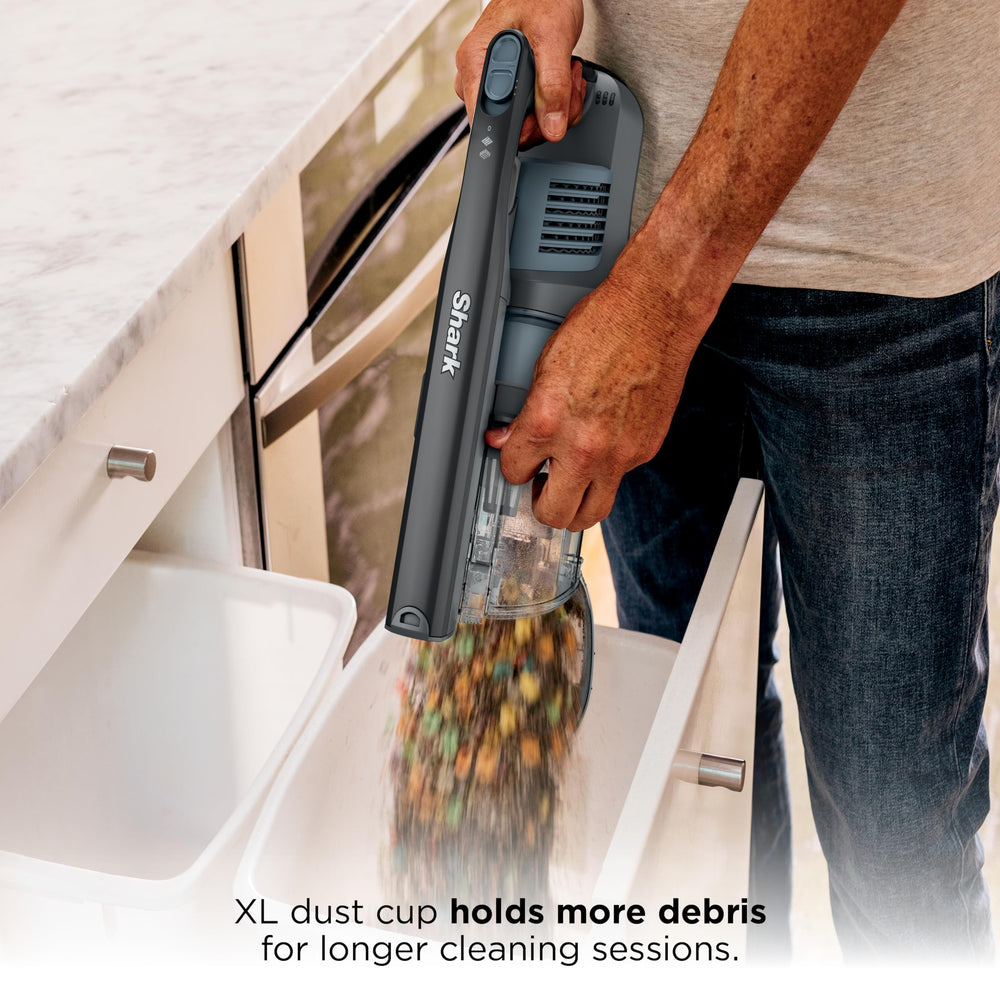 Shark IX141AMZ crevice tool cleaning narrow gaps and tight corners effectively