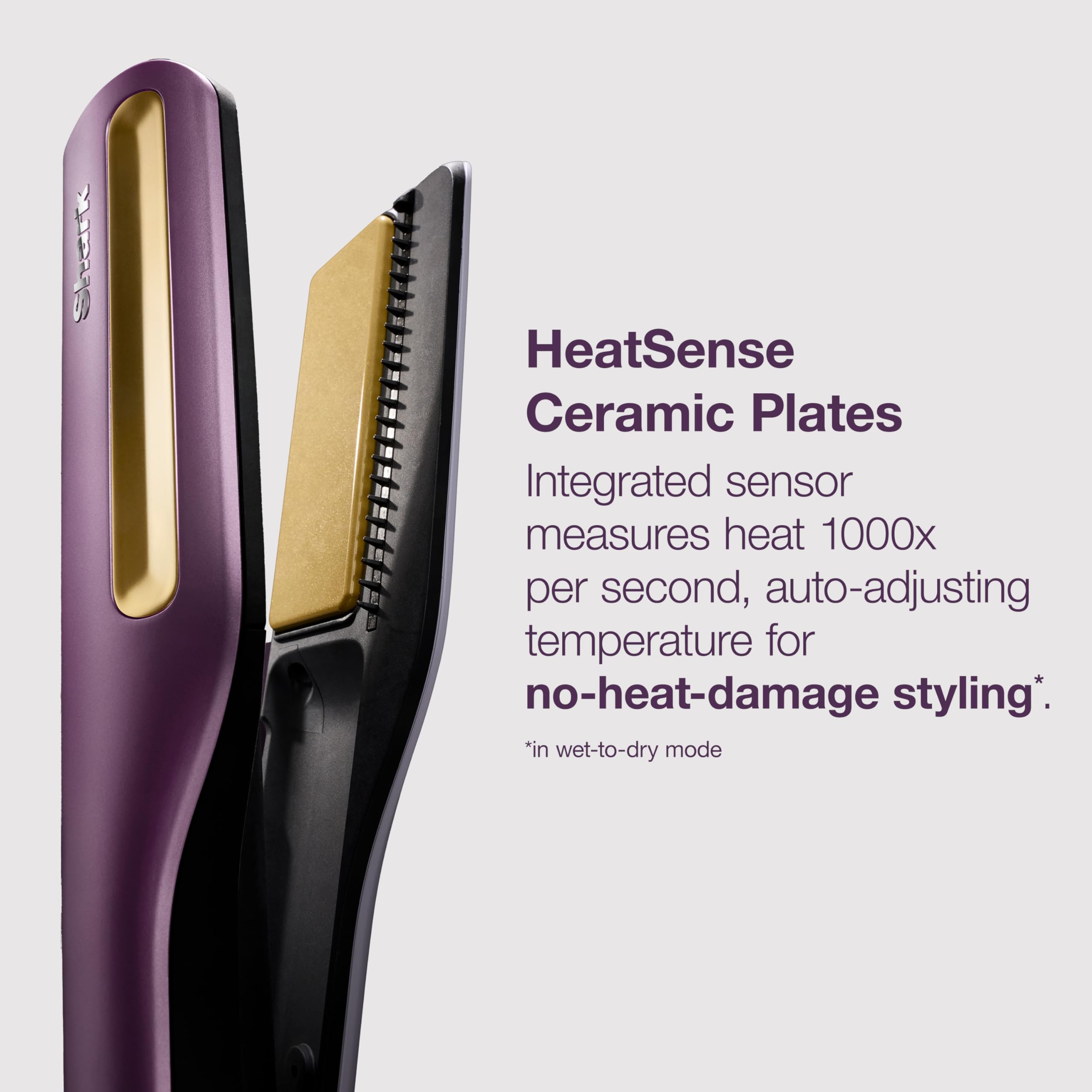 Shark SilkiPro finishing dry hair for a glossy, salon-quality appearance