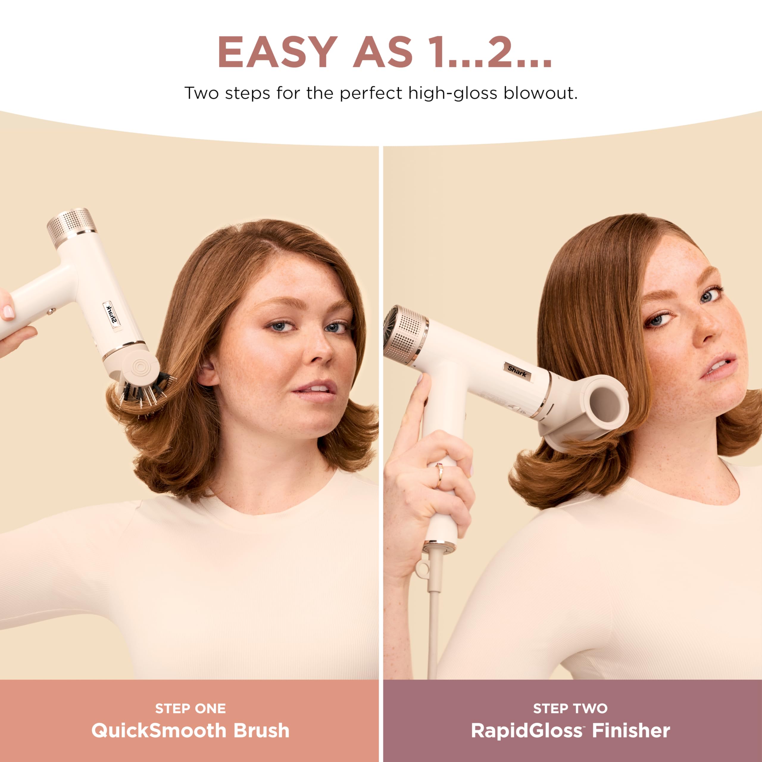 Shark SpeedStyle smoothing wavy hair for reduced frizz and added shine