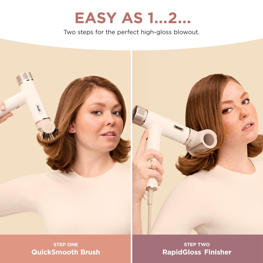 Shark SpeedStyle smoothing wavy hair for reduced frizz and added shine