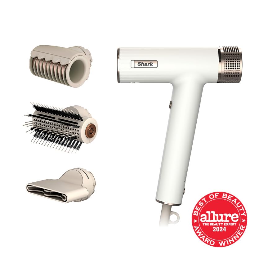 Shark SpeedStyle with QuickSmooth Brush creating smooth hair and less frizz