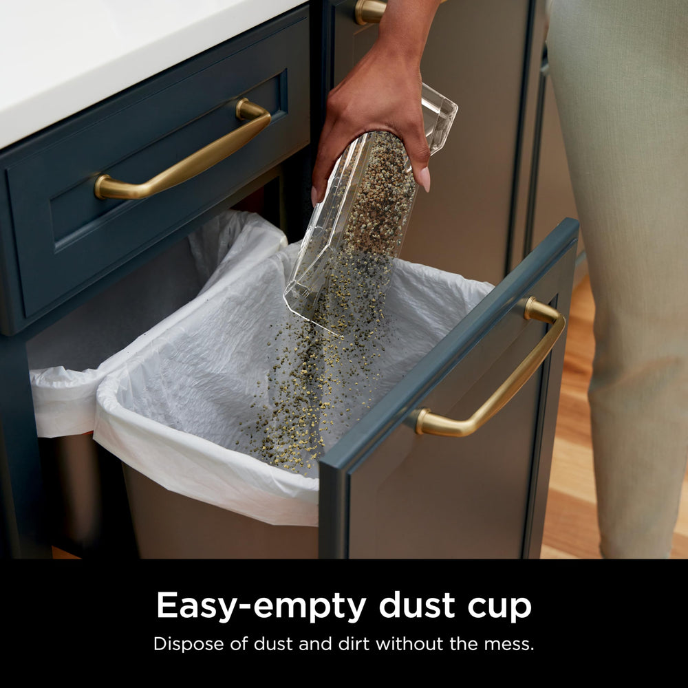 Shark V2700Z cleaning kitchen floor fast for quick everyday touch-ups