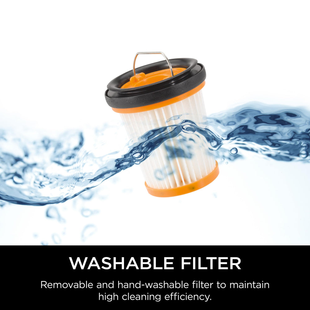 Shark WANDVAC pet-hair attachment lifting fur from fabric for cleaner surfaces