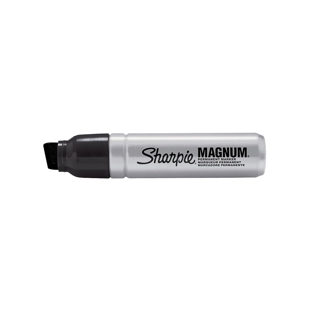 Sharpie Magnum twelve-pack laid out to show quantity and packaging