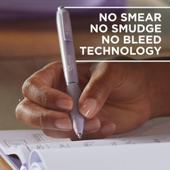 Sharpie S-Gel close-up of 0.7mm tip delivering precise black lines