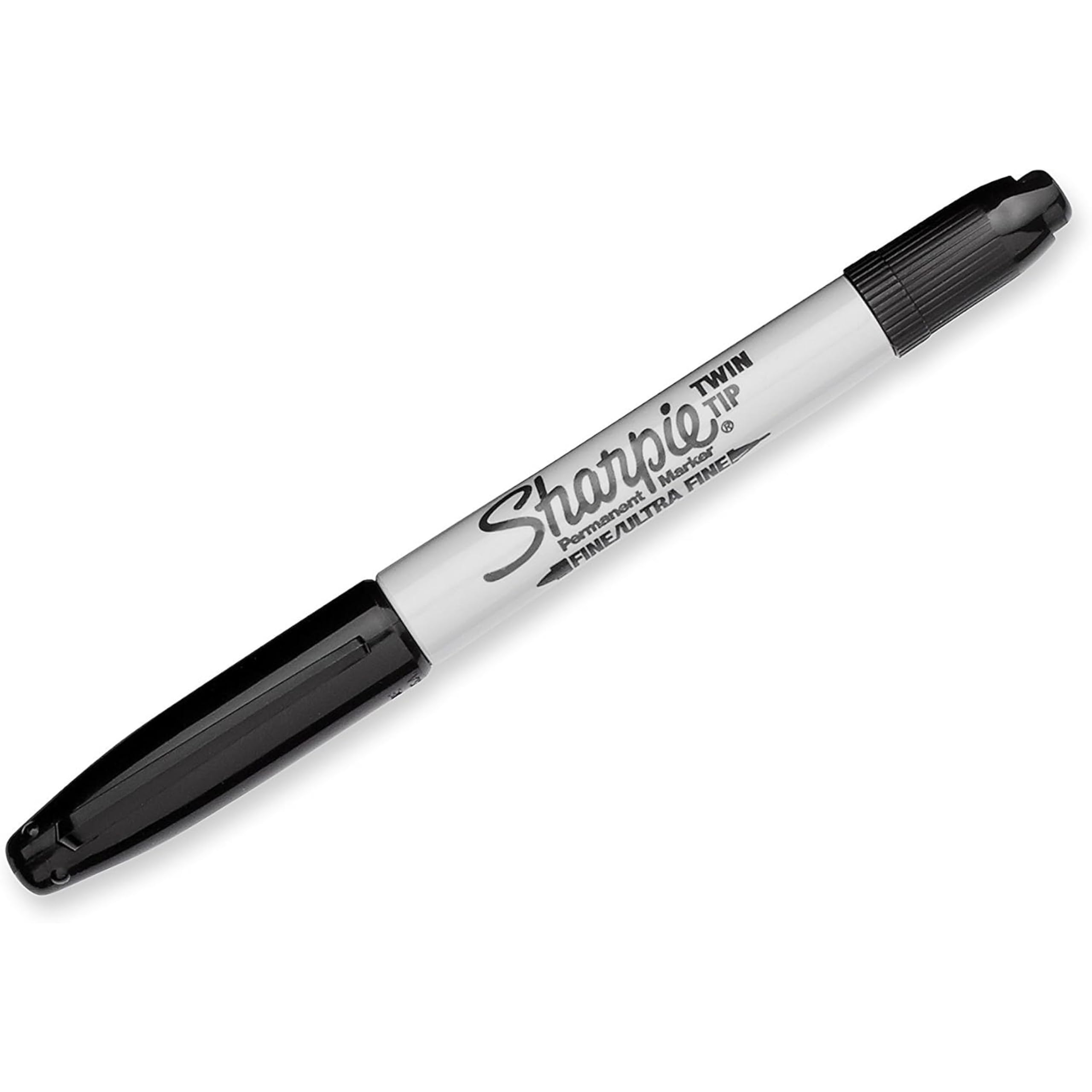 Sharpie twin tip close-up of both fine and ultra-fine ends for versatile detailing