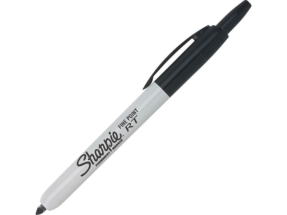 Sharpie marker writing on plastic showing permanent, water-resistant mark