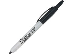 Sharpie marker writing on plastic showing permanent, water-resistant mark