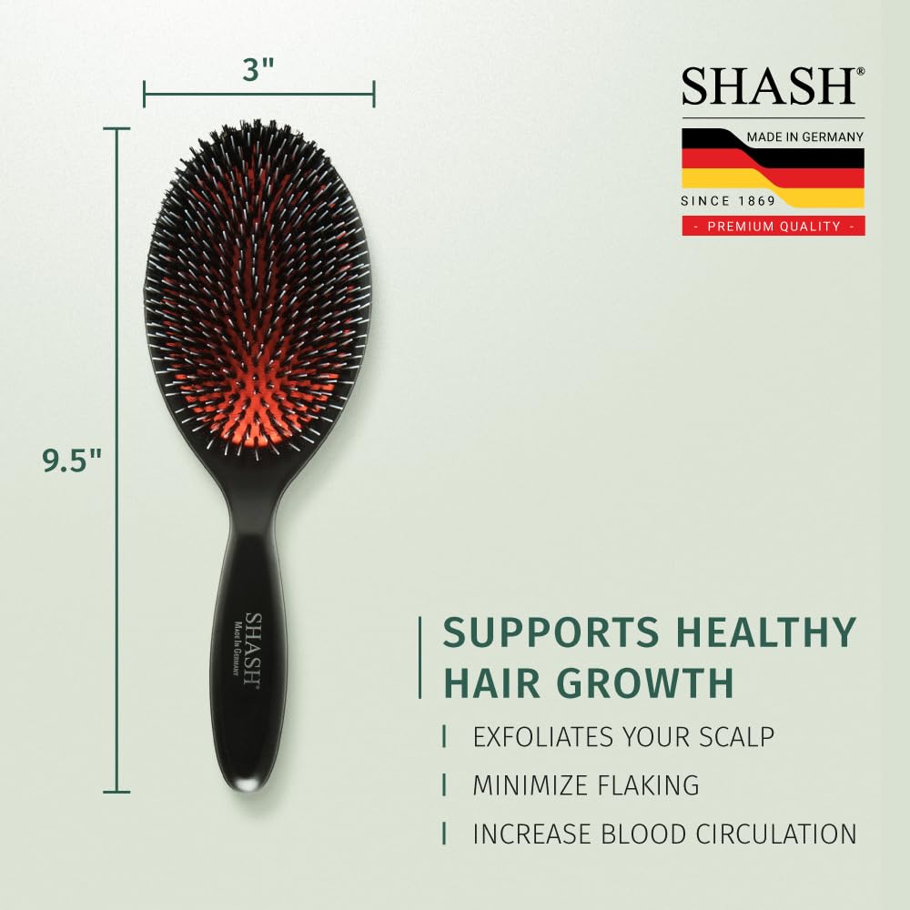 SHASH product label made in Germany highlighting handmade craftsmanship