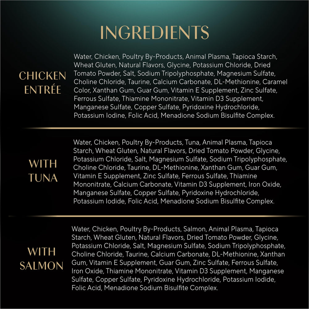 Sheba label nutritional information closeup showing AAFCO-complete benefits