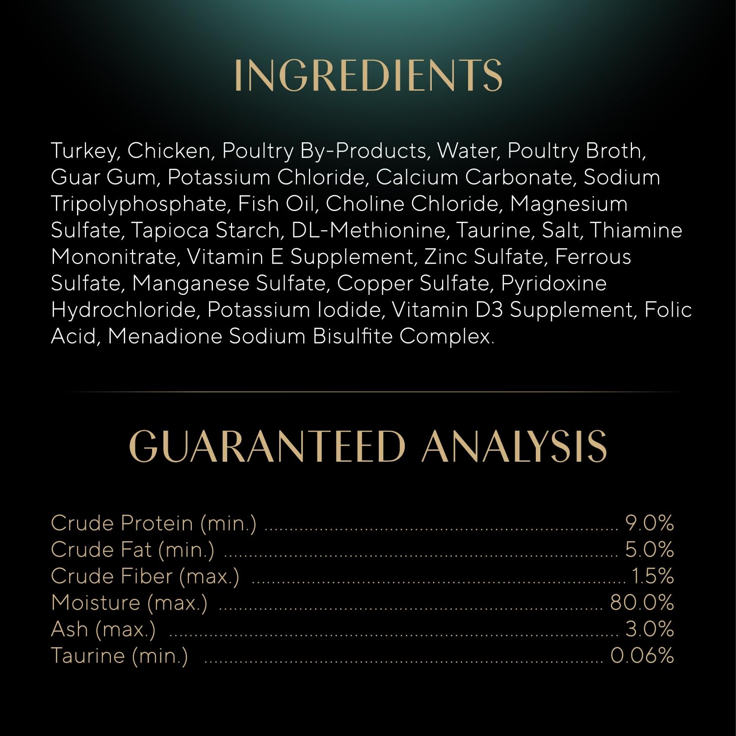Photo of Sheba nutrition label detailing essentials and balanced daily nutrients