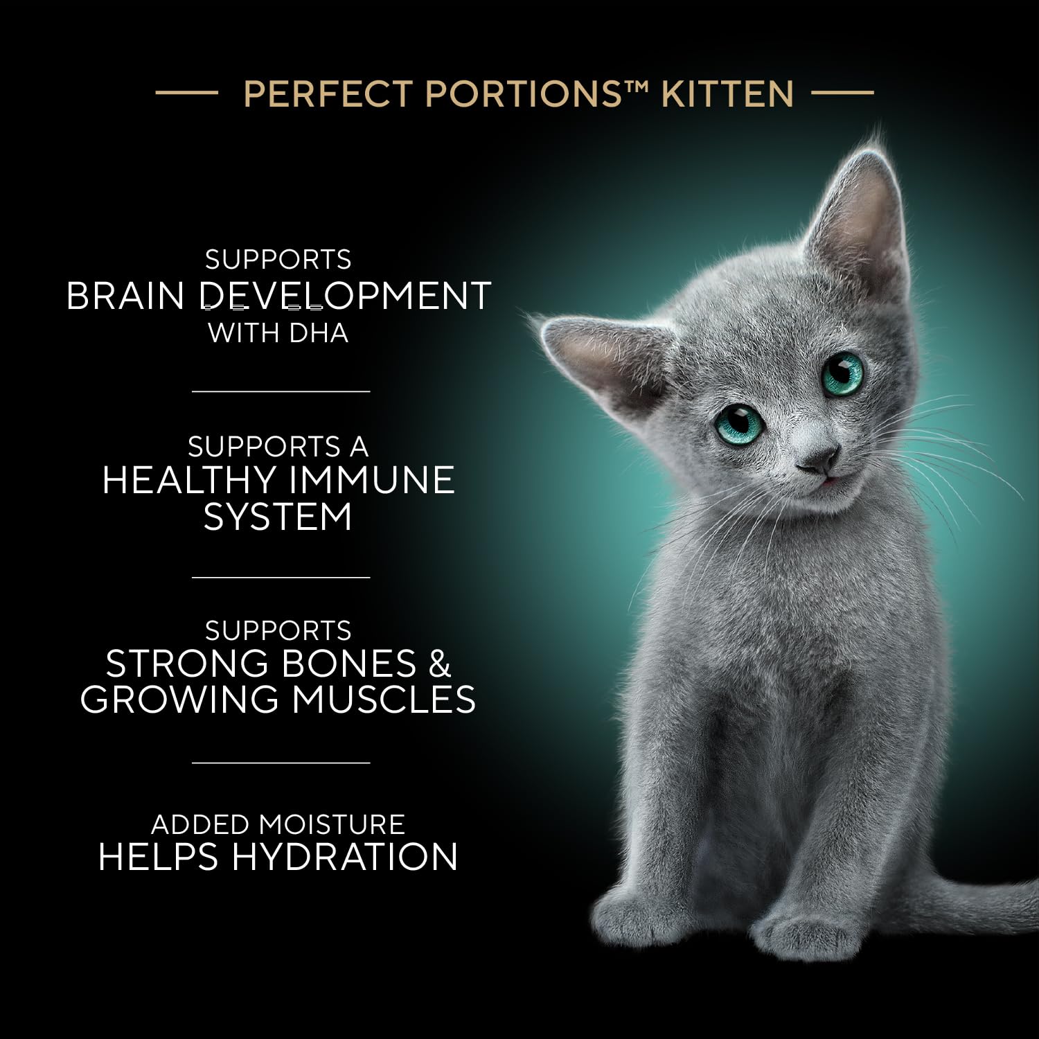 Sheba lined-up trays highlighting single-serve freshness benefit